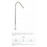 Cañón Tahití de Flexinox, Cañón Tahití de Flexinox: 87187010 - Cañón brillo Tahití AISI 316
