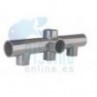 Colector para batería de válvulas de PVC D. 63 mm