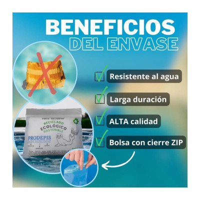 Calcetín para skimmer ecológico Prodepis beneficios