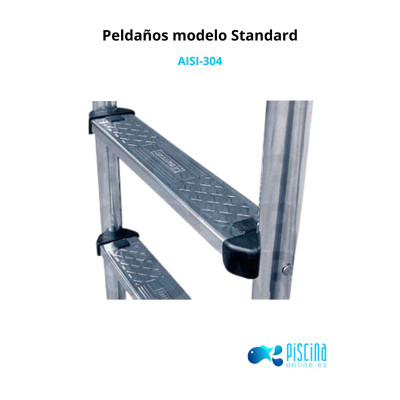 Peldaños modelo Standard escalera standard AstralPool