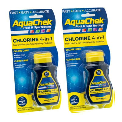 Pack 2 tiras analíticas AQUACHEK Yellow 4 parámetros