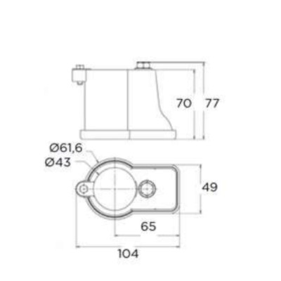 Despiece anclaje para piscina flexinox