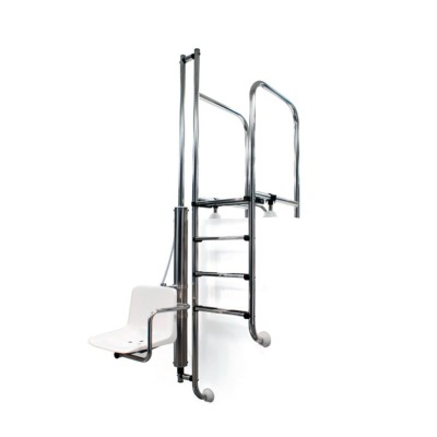 Elevador hidráulico para piscina Astralpool con pasamanos 650mm movimiento