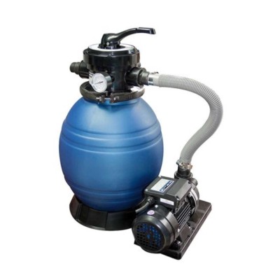 Filtro monobloc 400 para piscina con bomba monofásica y prefiltro integrado